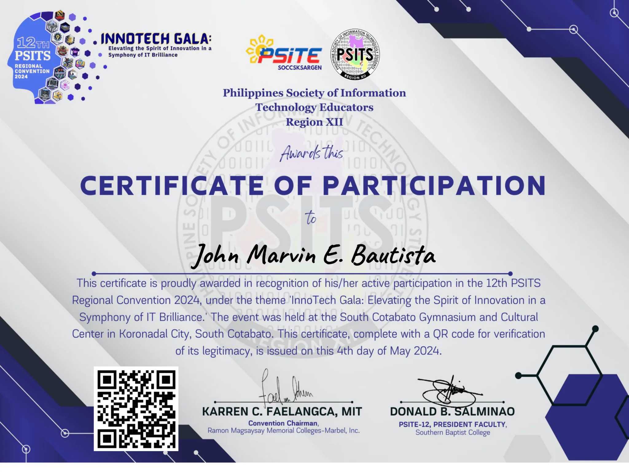 Certificate 2